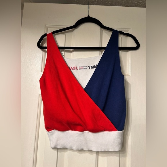 Tommy Hilfiger Adaptive Sleeveless Sweater Size Medium- USA Americana - Picture 5 of 9